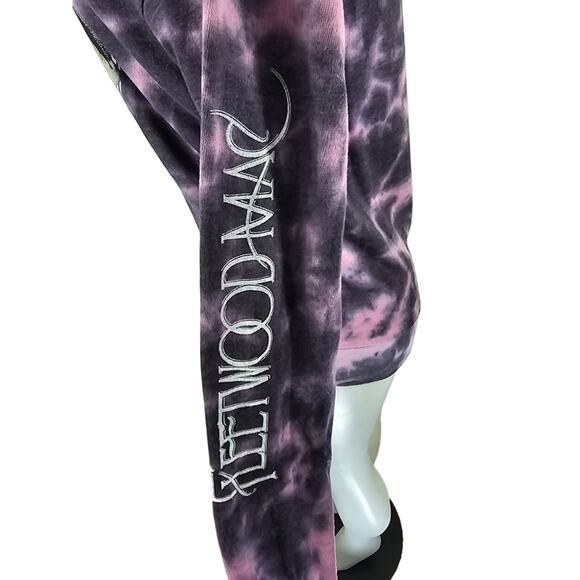 Fleetwood Mac Rumors Purple/Pink Tie Dye Winter Warm Sweatshirt S - Picture 3 of 4